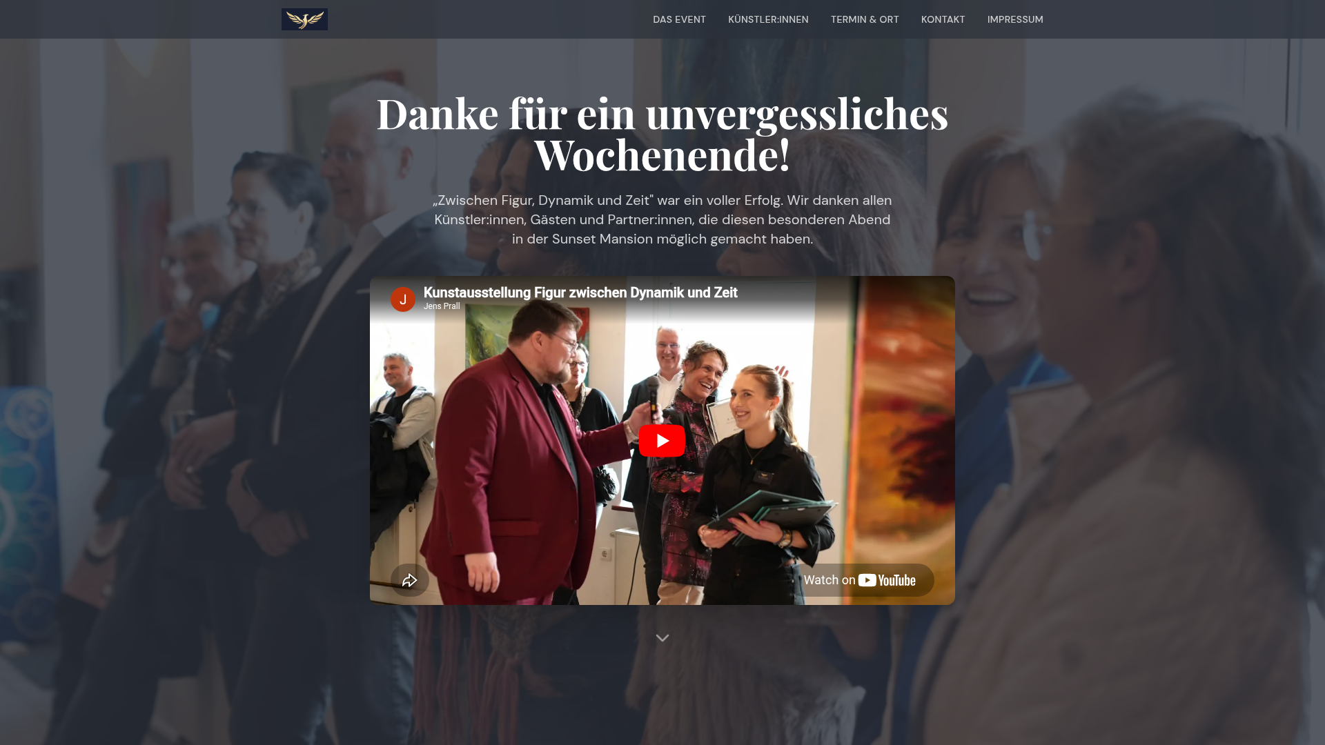 Website-Vorschau Figur zwischen Dynamik und Zeit