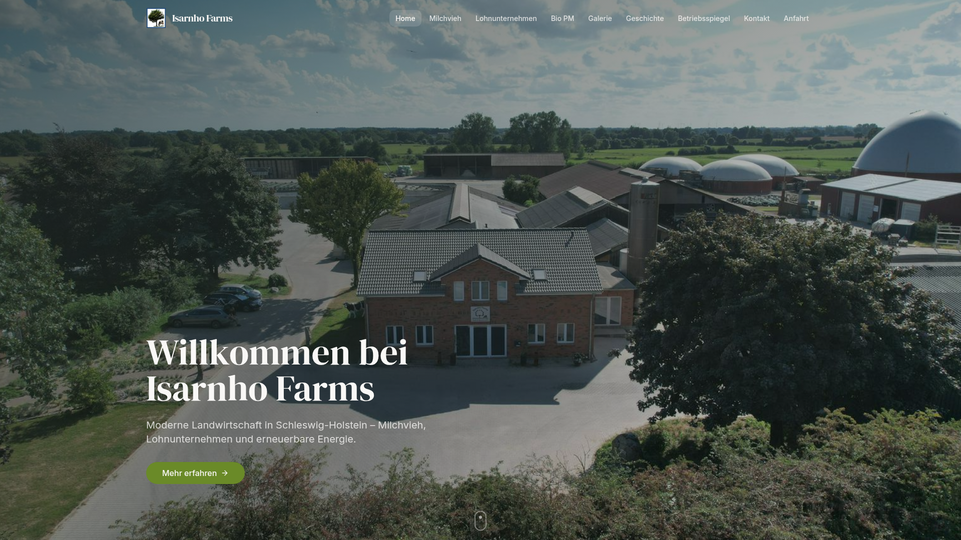 Website-Vorschau Isarnho Farms